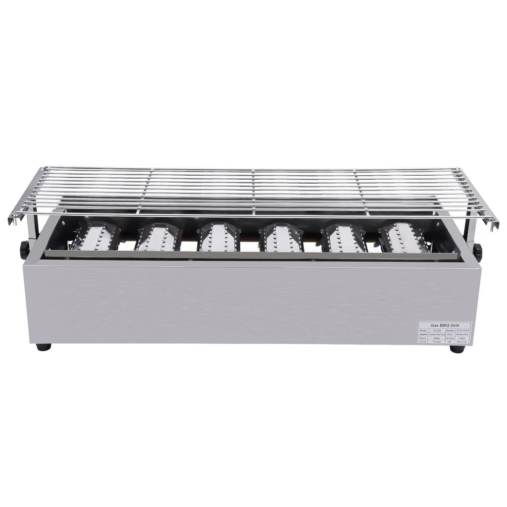 6 Burner LPG Gas Grill Griddle O958450