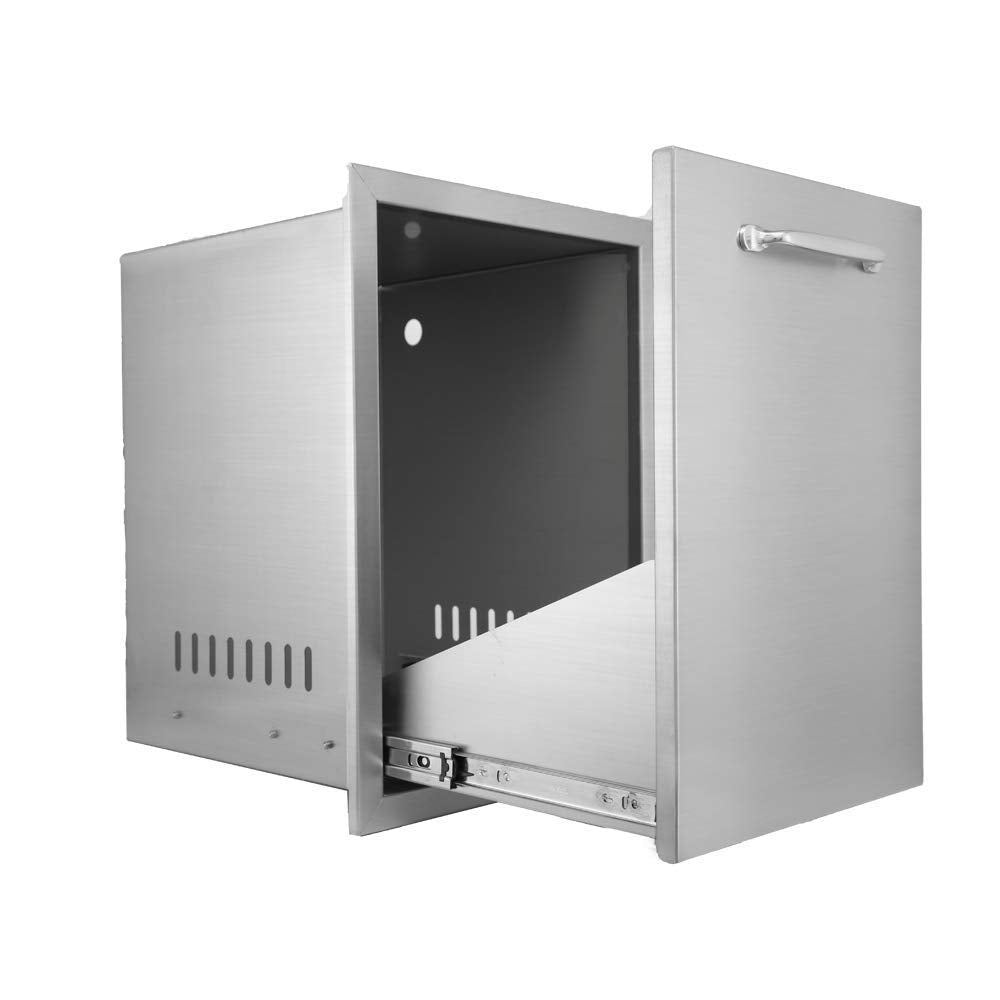 Stainless Steel Propane Tank Drawer W16XD18XH22.3 Inches I3431