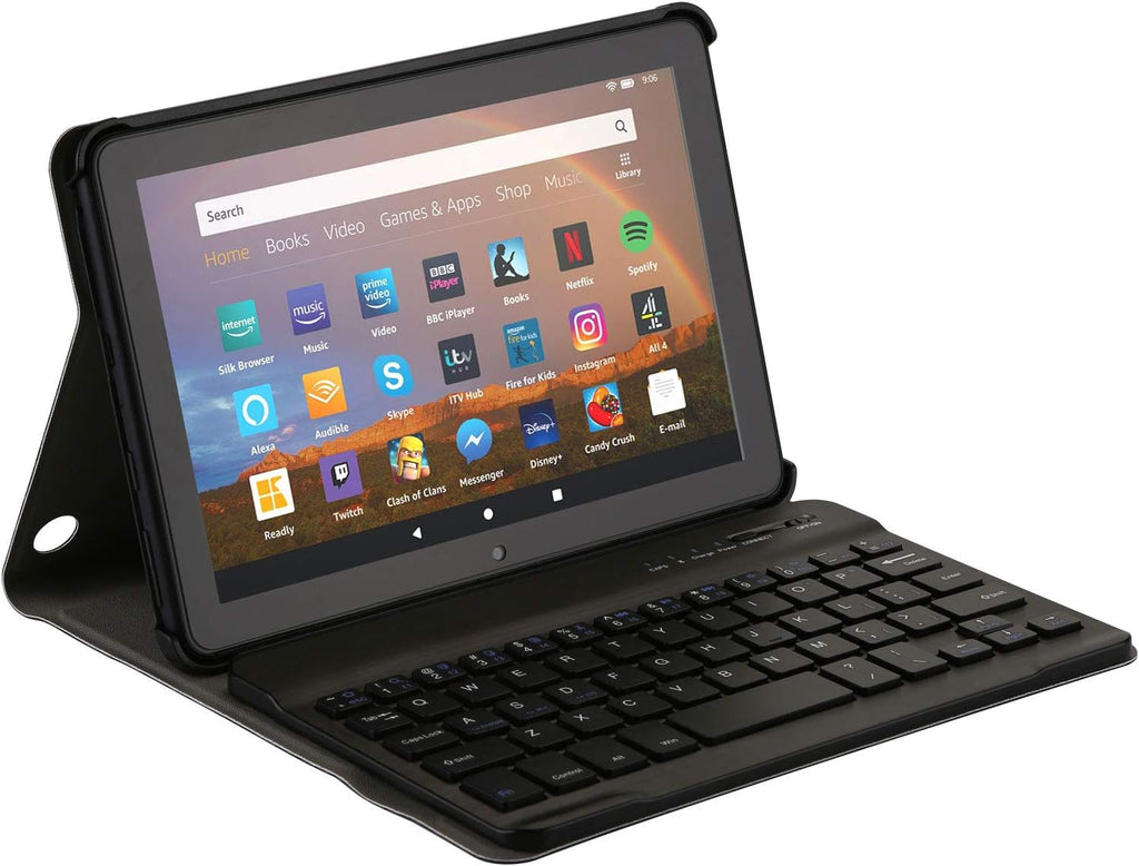 Detachable Wireless Bluetooth Keyboard Case for Fire HD 8 B6987