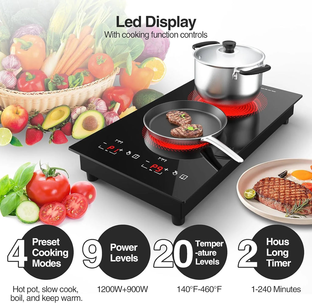 12 Inch 2 Burner Electric Cooktop X304448