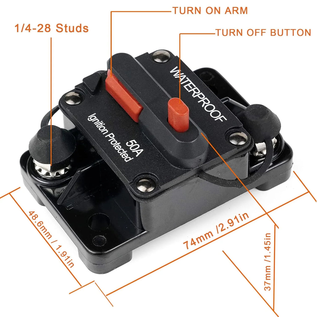 150 Amp Circuit Breaker with Manual Reset Waterproof G278529
