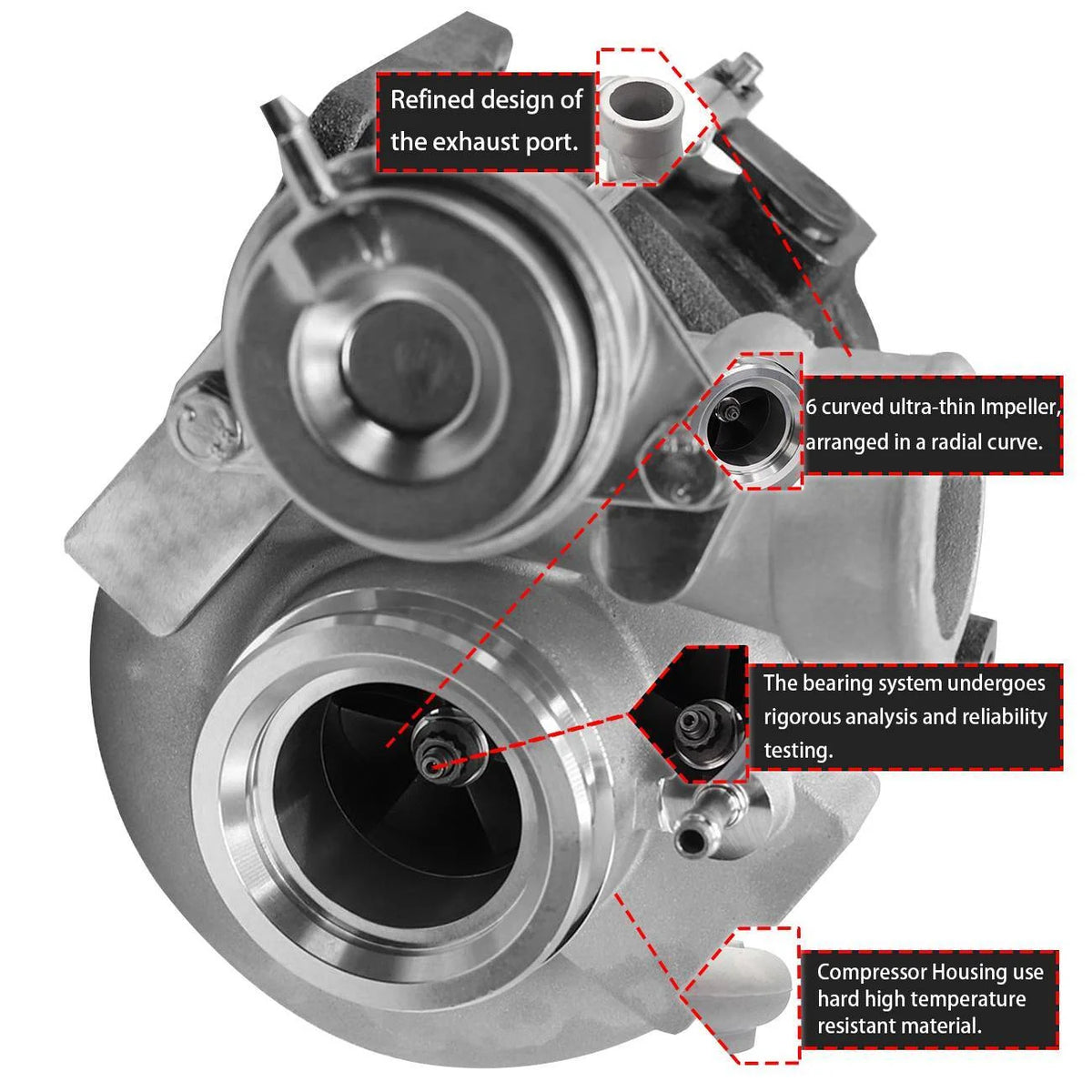 TD04HL-15T Engine Turbocharger 2.3L S196