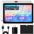 10.1 Inch 4G LTE Tablet with SIM Card Slot, 64GB ROM W760689