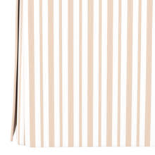 Camel Stripe Storage Ottoman H8316