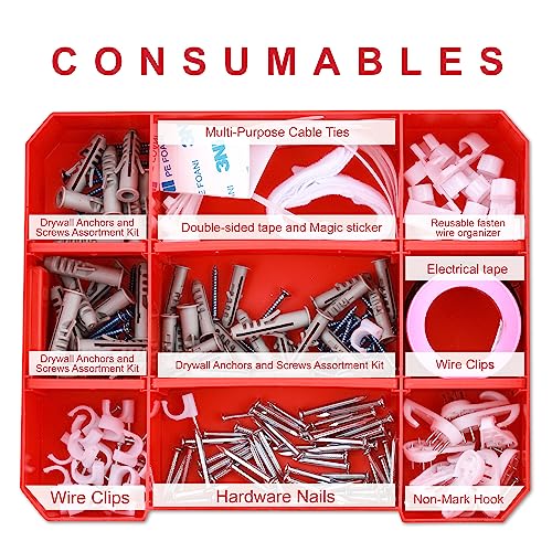 Mini Red 5-Drawer Steel Tool Box N30977