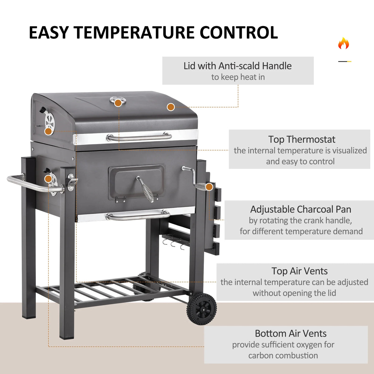 Charcoal BBQ Grill B787813