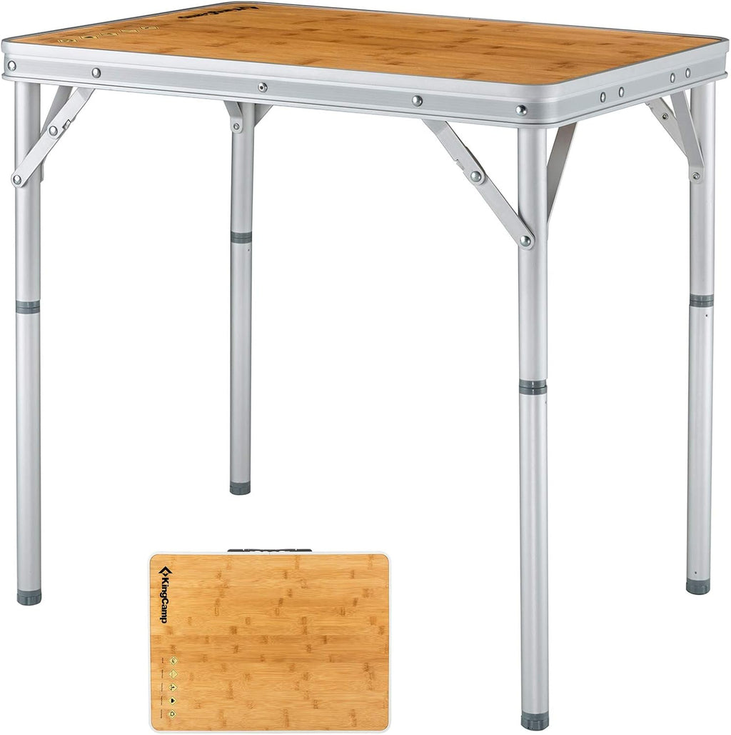 Bamboo Heavy Duty Oversize Portable Folding Table Z9802