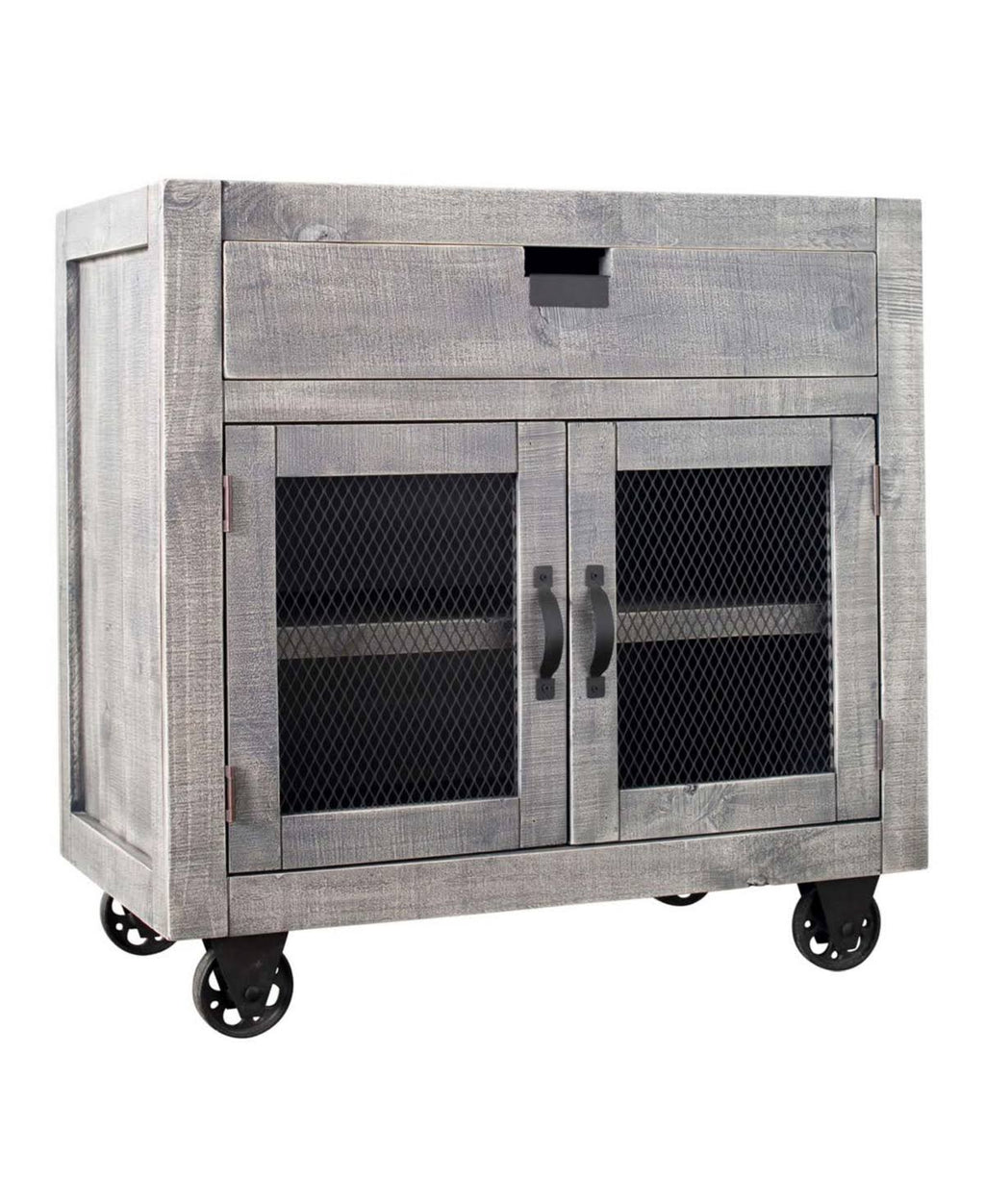 Blue 2-Door Accent Chest H604