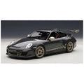 Grey Black with White Gold Stripes 1/18 Diecast Car Model D8385