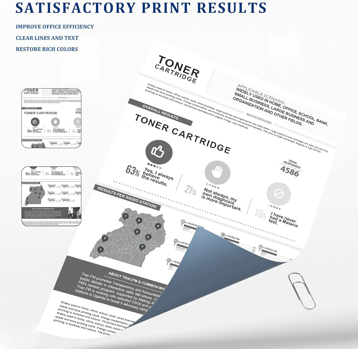 Remanufactured Black Toner Cartridge V523042