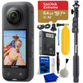 6PC 64GB Bundle Waterproof 360 Action Camera T31050