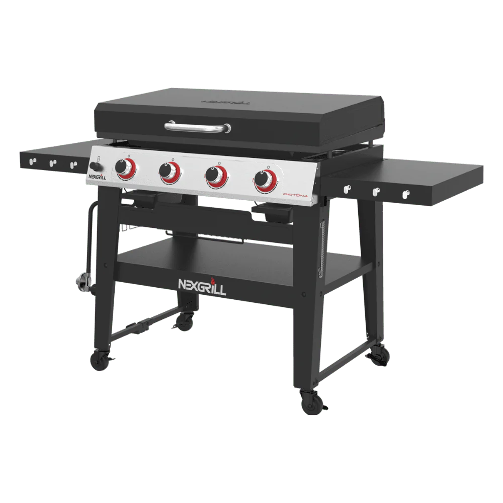 3-Burner Propane Gas Griddle with Side Tables F974