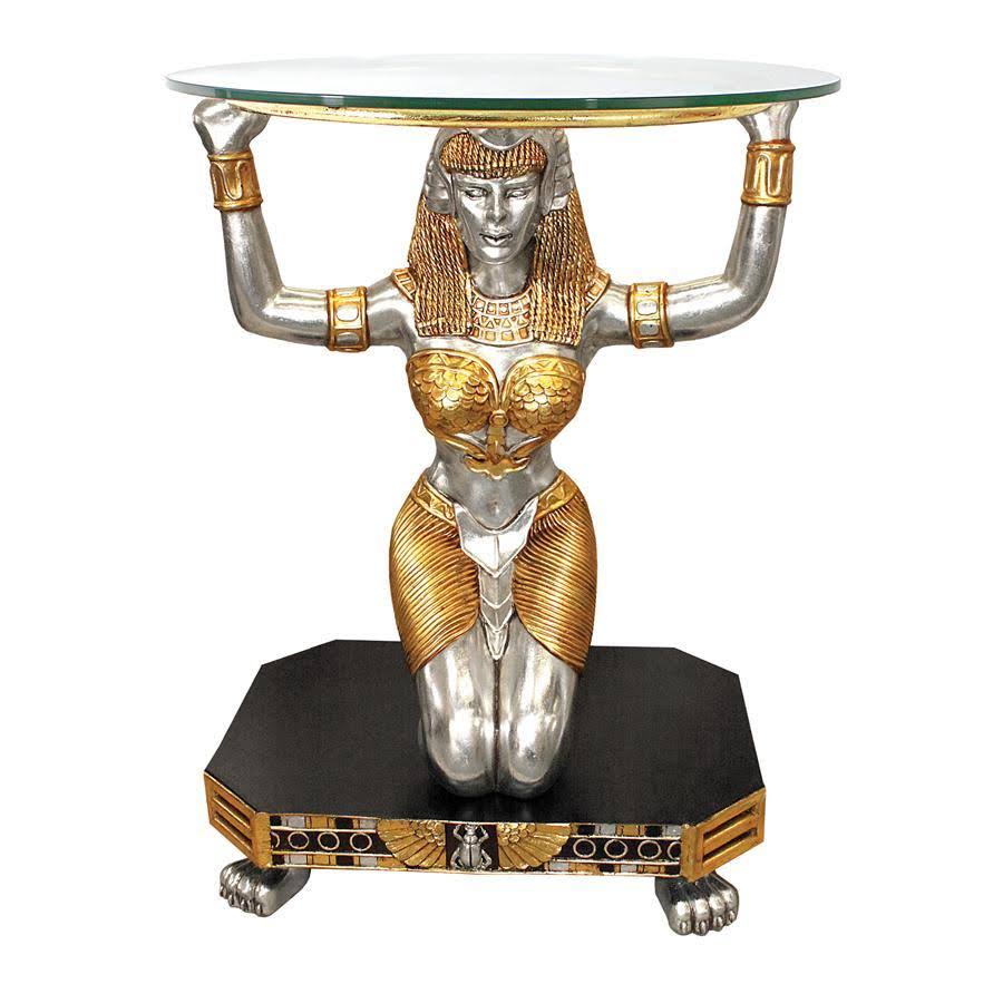 Glass-Topped Console Table J9762
