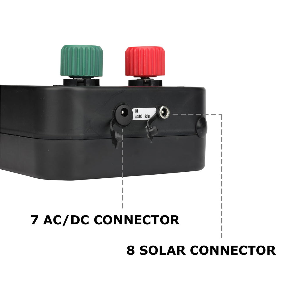 12V 0.3J 10 Miles Waterproof Electric Fence Charger T4438