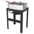 18 Qt Aluminum Fish Fryer with Double Basket E8789