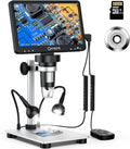 7 LCD Digital Microscope 10-1200X Magnification 1080P Video Camera D187212