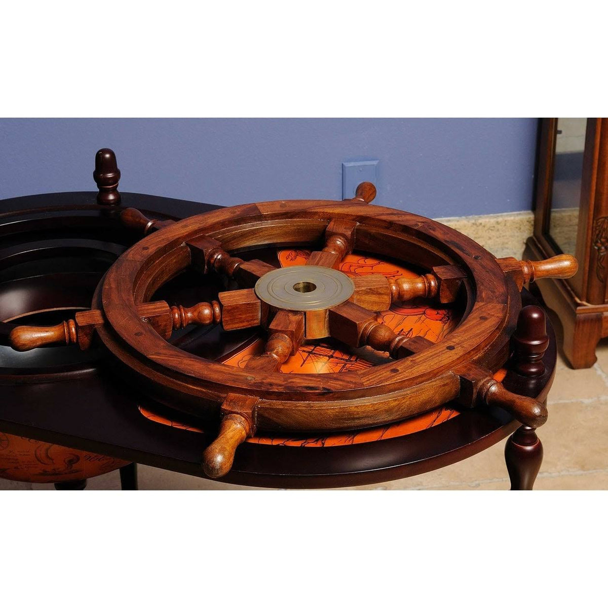 Decorative Accent Ship's Wheel F826135