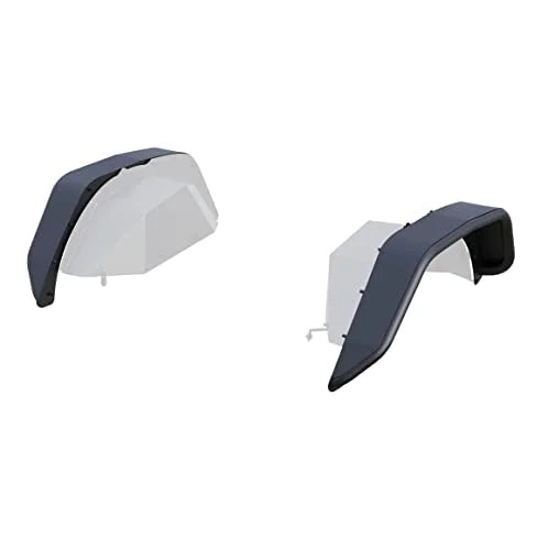 Matte Black Steel Tubular Rear Fender Flares G36221
