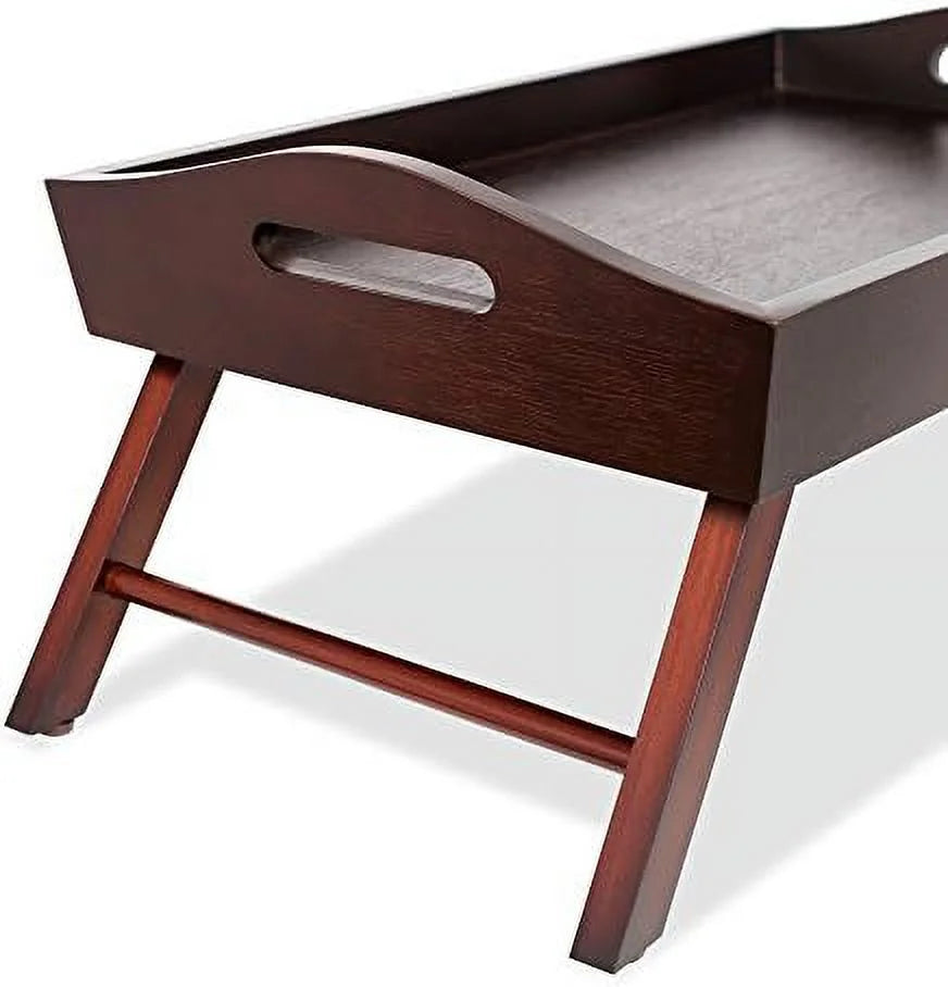 Wood Bed Tray with Folding Legs A7616