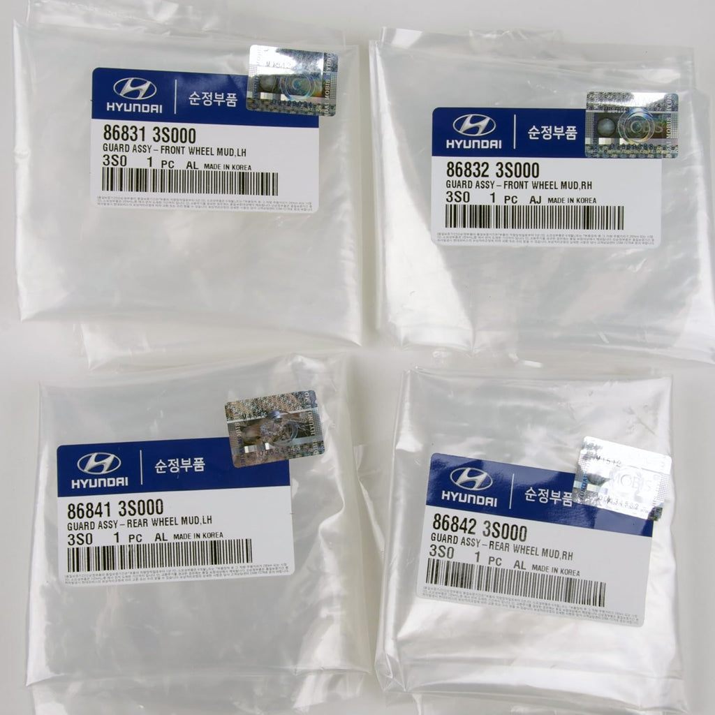 Mud Guard Flap Splash 4-pc Set Z70057