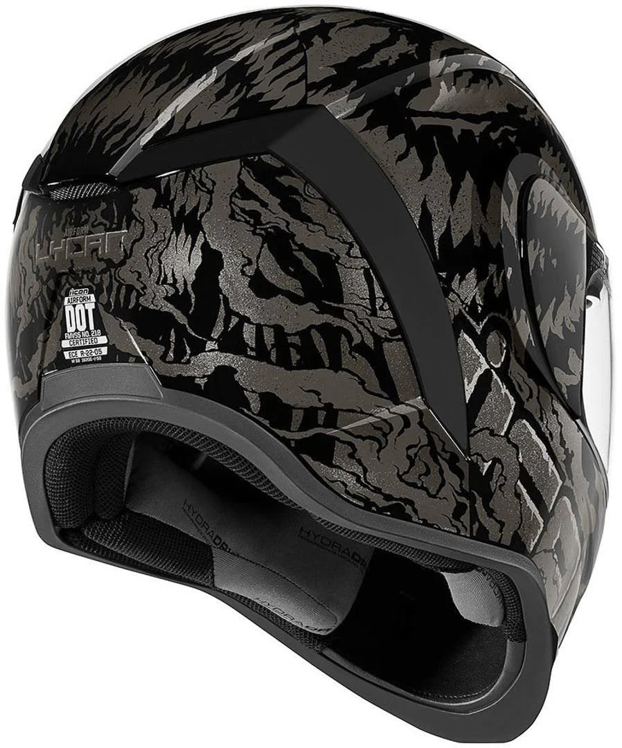Black SM Icon Airform Lycan Helmet P716