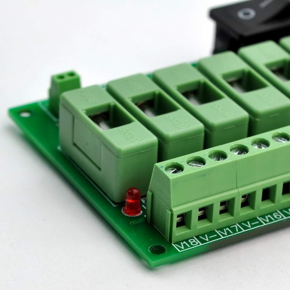 18 Channels 12V 24V 20A Power Distribution Fuse Module P982