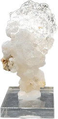 Hyalite Opal on Chalcedony Mineral P220484