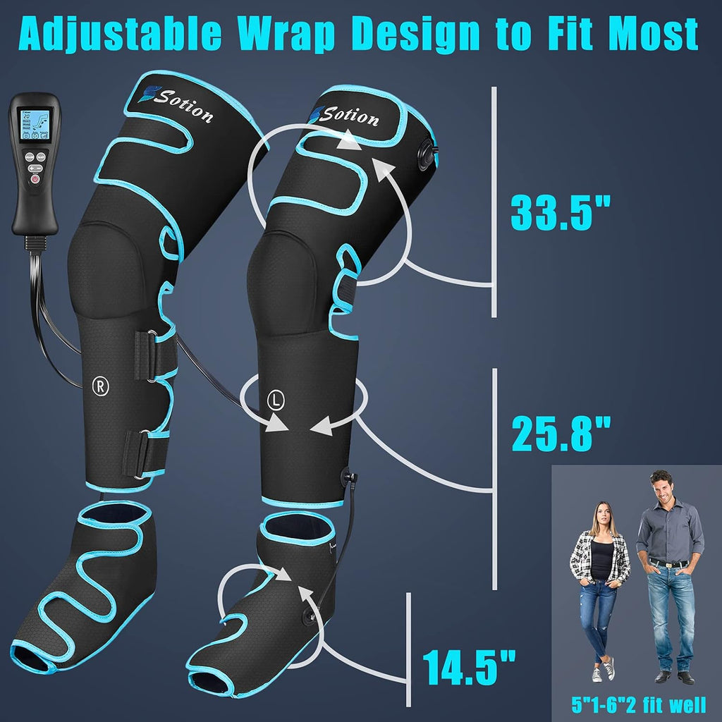 Leg Massager with Air Compression and Heat Function X2904