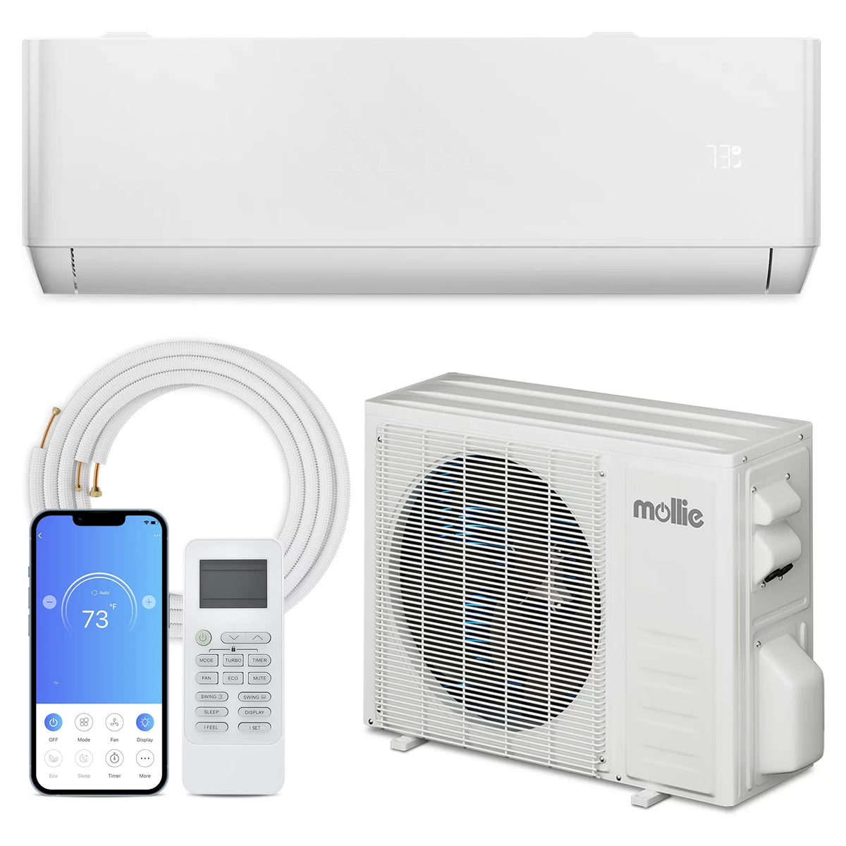 12000 BTU 22 SEER Mini Split Air Conditioner & Heater with WIFI G38204