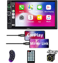 7-Inch Double Din Car Stereo Receiver with Touchscreen M710027