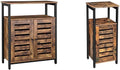 Rustic Brown Standing Storage Cabinet R5747