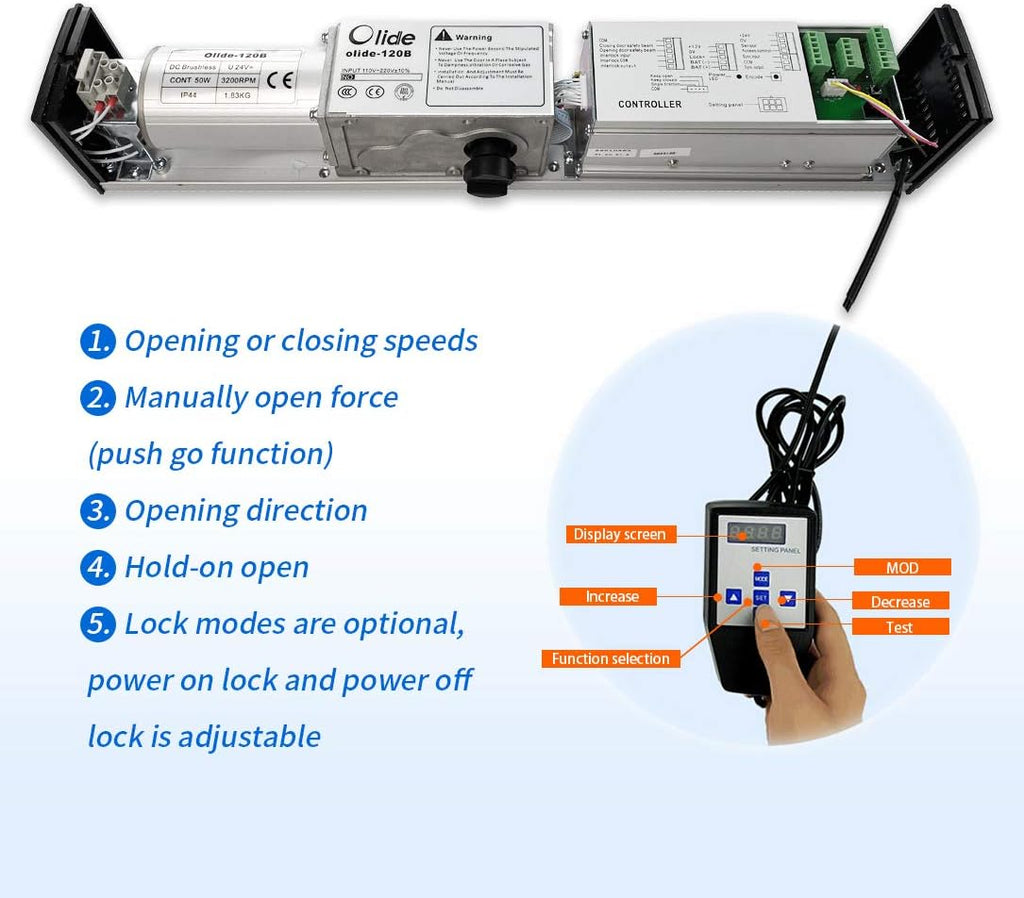 Pair with 2 Slim Wireless Stainless Steel Push Plate Switches Z641366