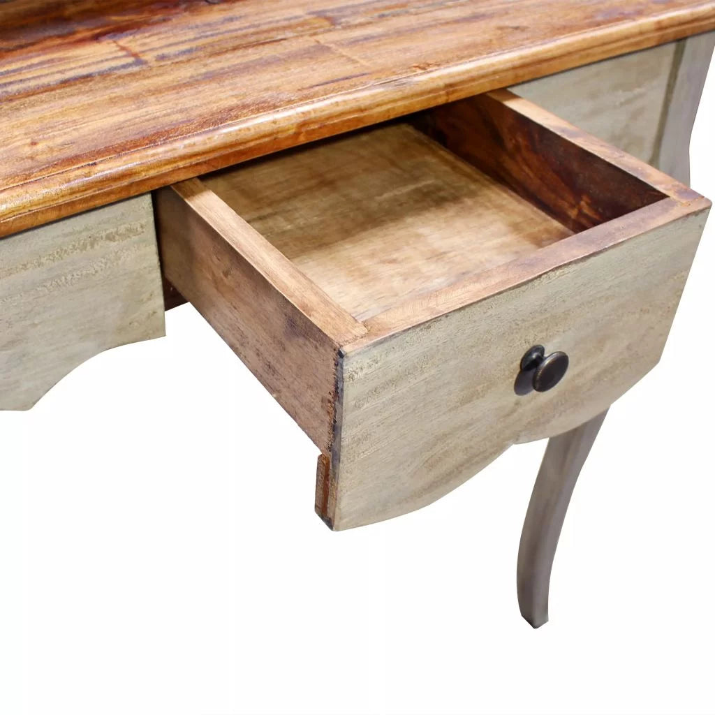 Solid Reclaimed Wood Writing Desk V393