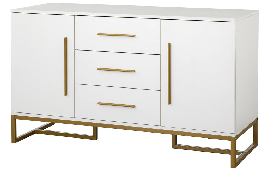 White Modern Dining Room Storage Sideboard K810847