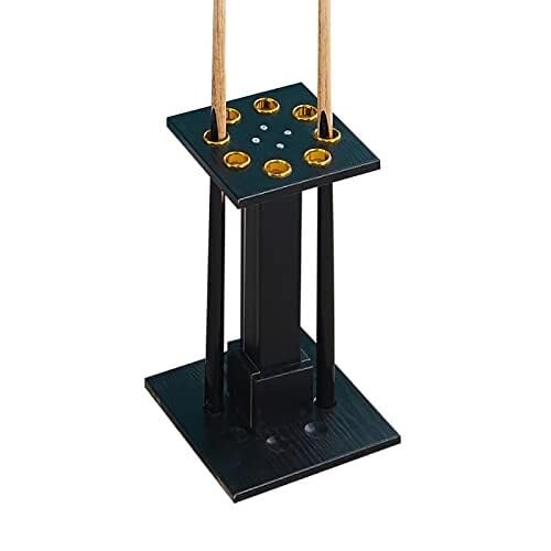 Floor-Standing Pool Cue Rack Holds 8 Cues MDF Billiard Stick Holder L78034