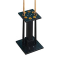 Floor-Standing Pool Cue Rack Holds 8 Cues MDF Billiard Stick Holder L78034