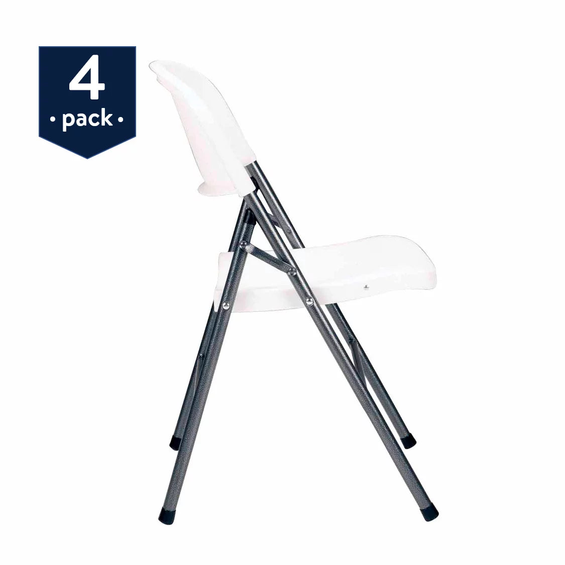 White Resin Folding Chair 4-Pack T6153