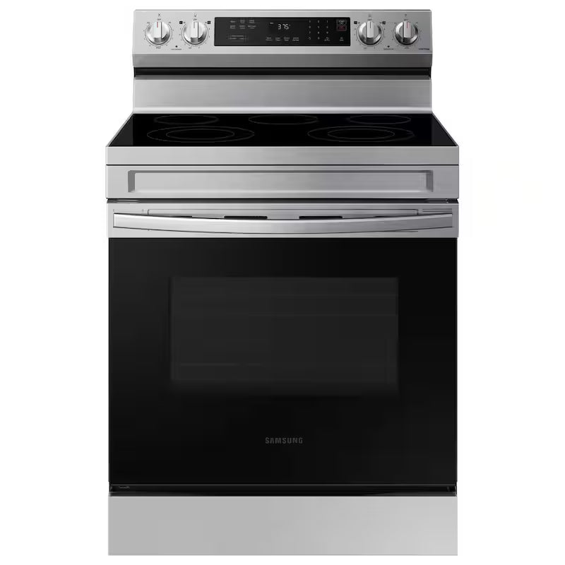 6.3 cu. ft. Smart Freestanding Electric Range with Rapid Boil and Self Clean in Stainless Steel L736606