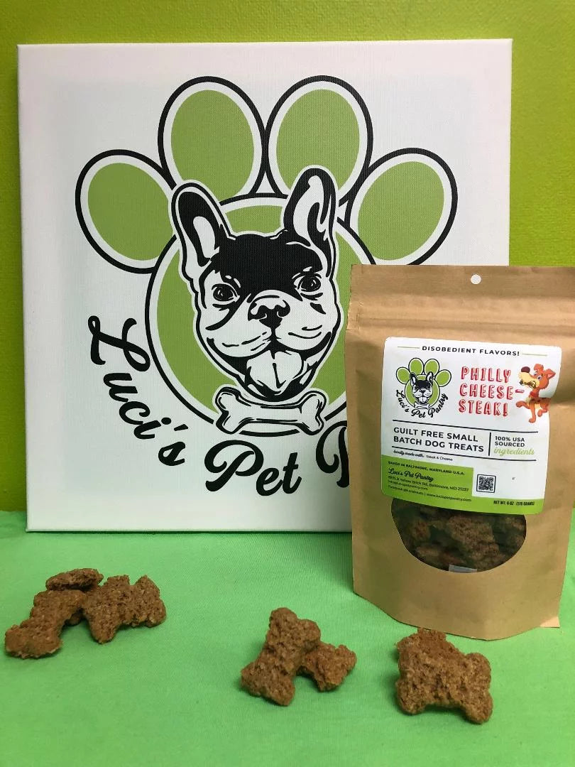 Homemade Dog & Puppy Treats Gift Box 4 - 6 oz. Treat Bags Z176114