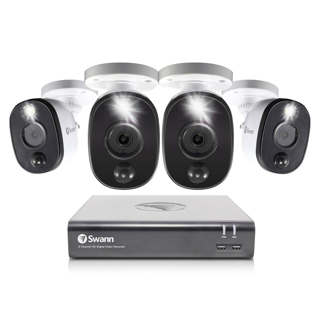 8 Channel 4 Camera Wired Security System 1080p HD DVR 1TB HDD P548494