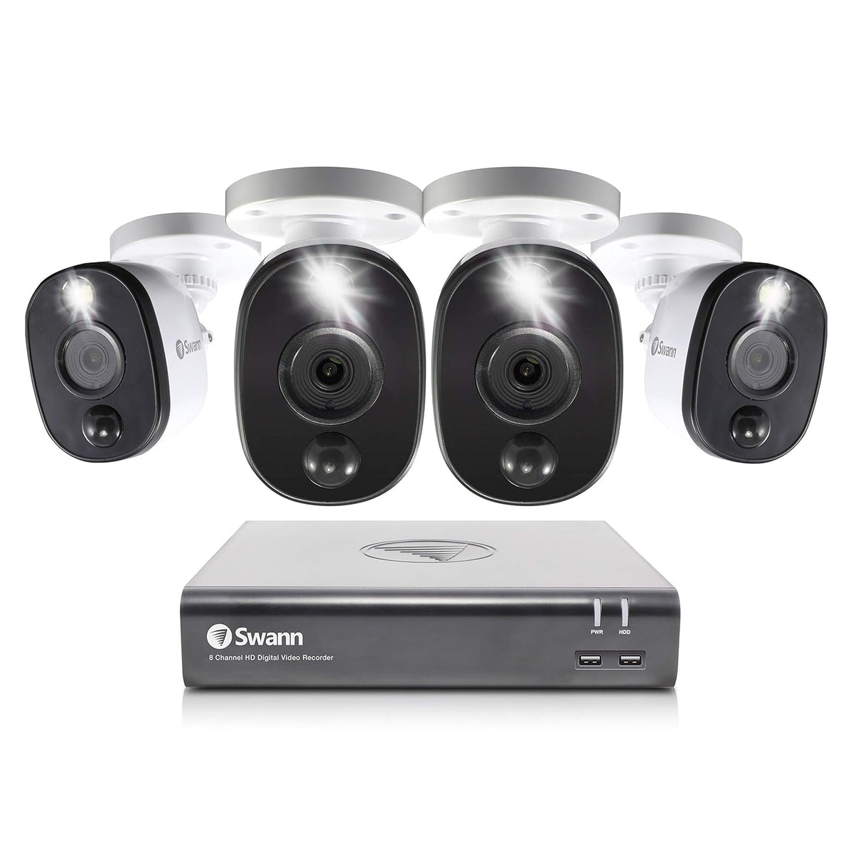 8 Channel 4 Camera Wired Security System 1080p HD DVR 1TB HDD P548494