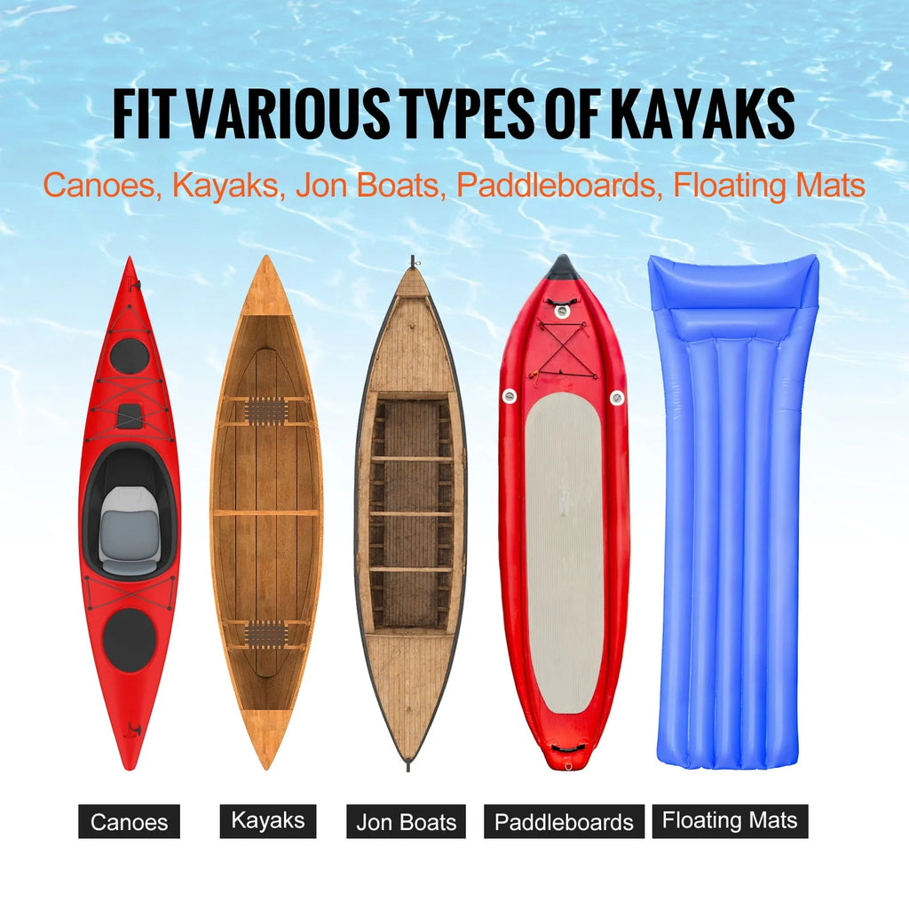 Foldable Kayak Cart with 10'' Solid Tires I276808