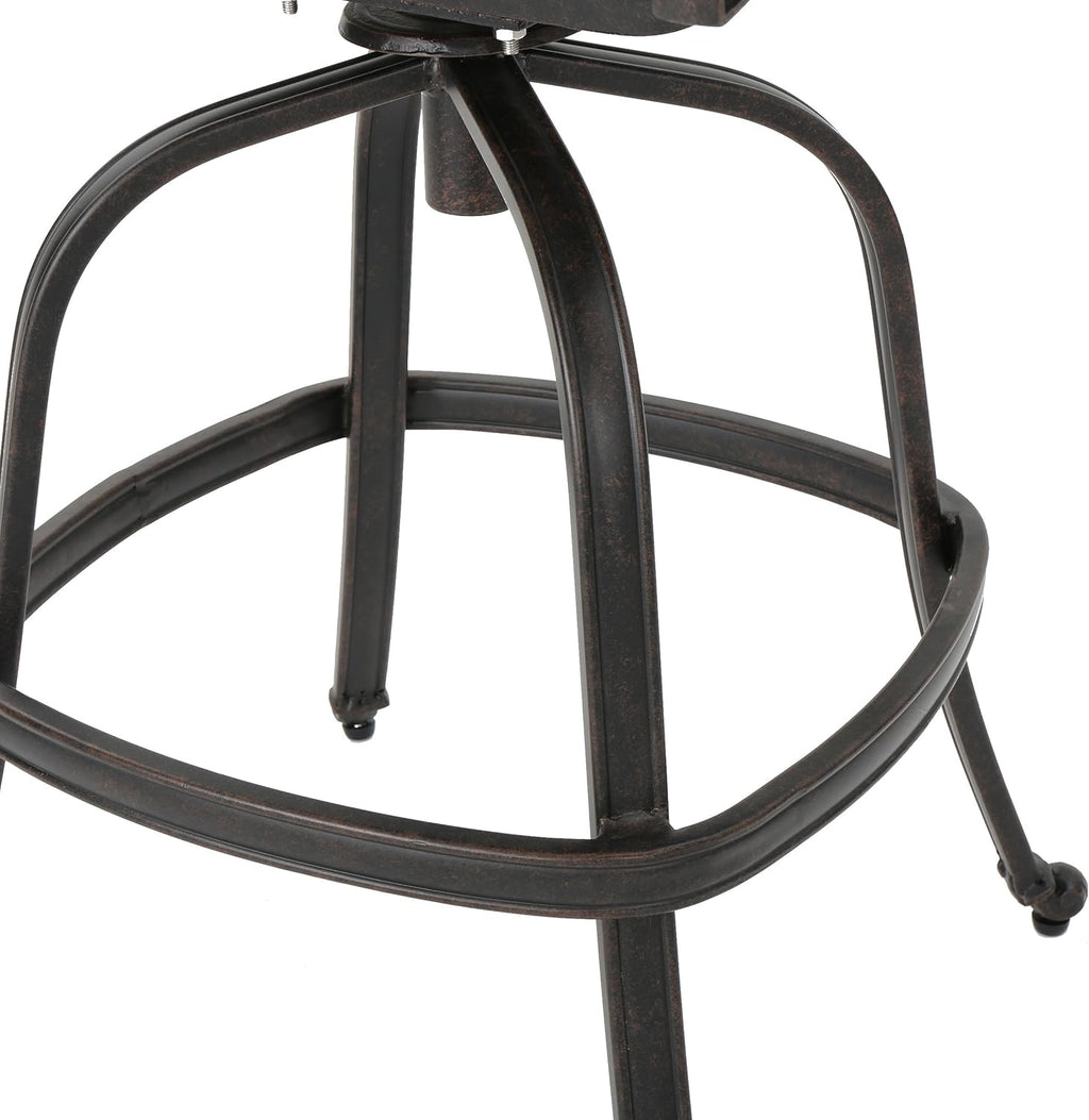Bronze Cast Aluminum Barstools, 2-Pcs Set Y34903