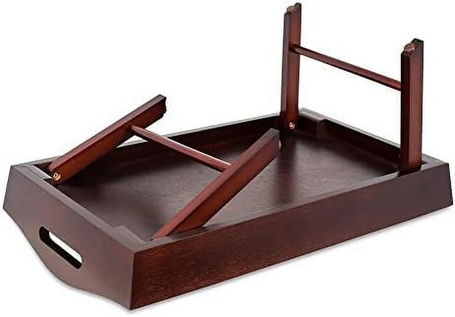 Wood Bed Tray with Folding Legs A7616
