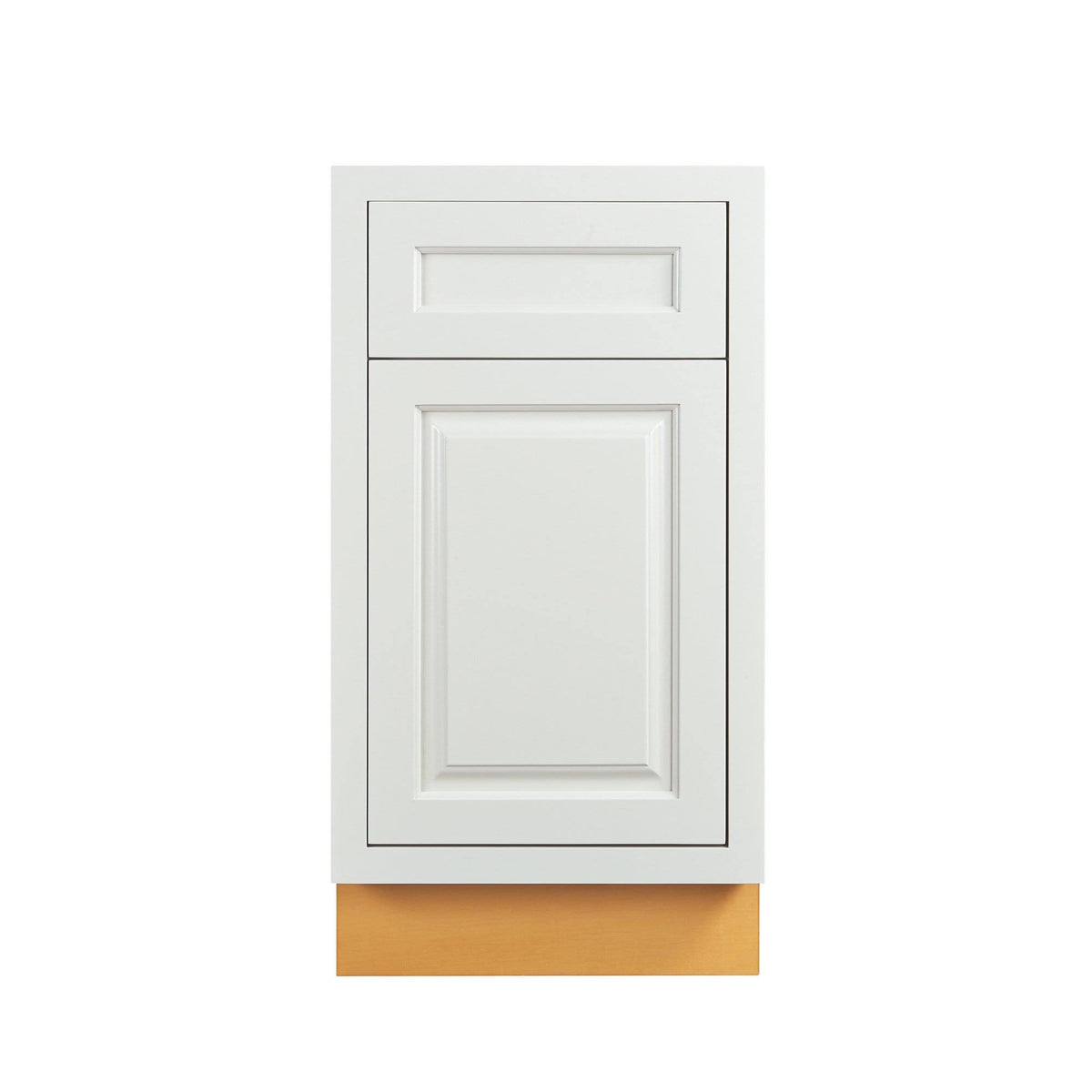 White Inset Raised Panel Base Cabinet J47963