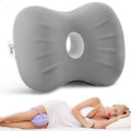 Grey Large Memory Foam Knee Pillow with Washable Cooling Cover G950