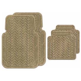 Camel Chevron Pattern Car Mats Set of 4 C620351
