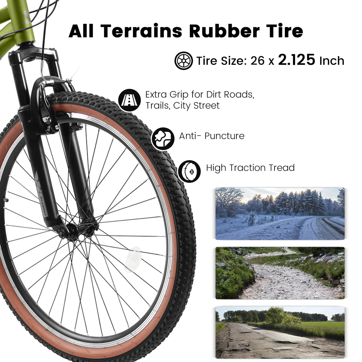 24 inch 21-Speed Mountain Bike with Disc Brake M549935