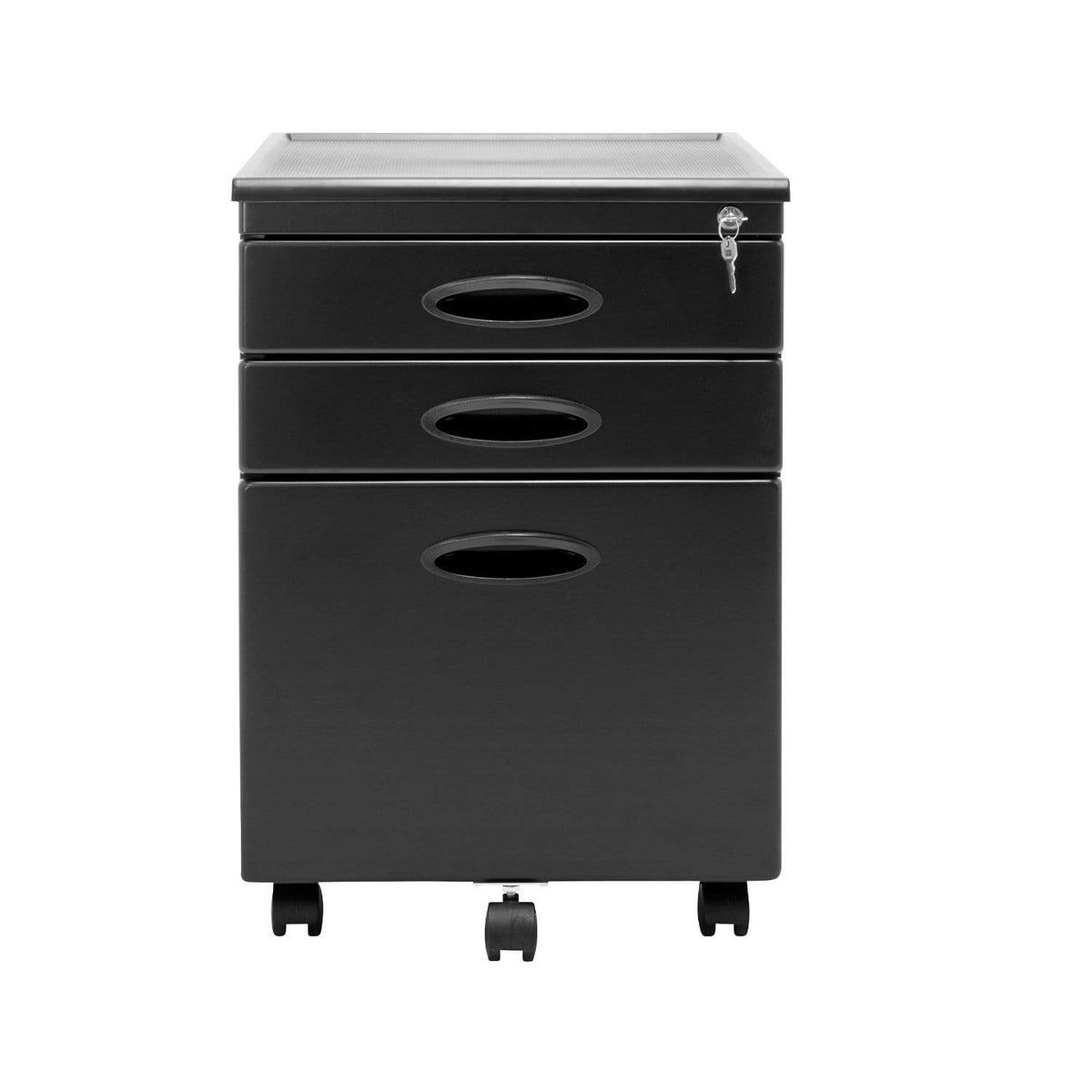 Black Office File Storage Cabinet W4279