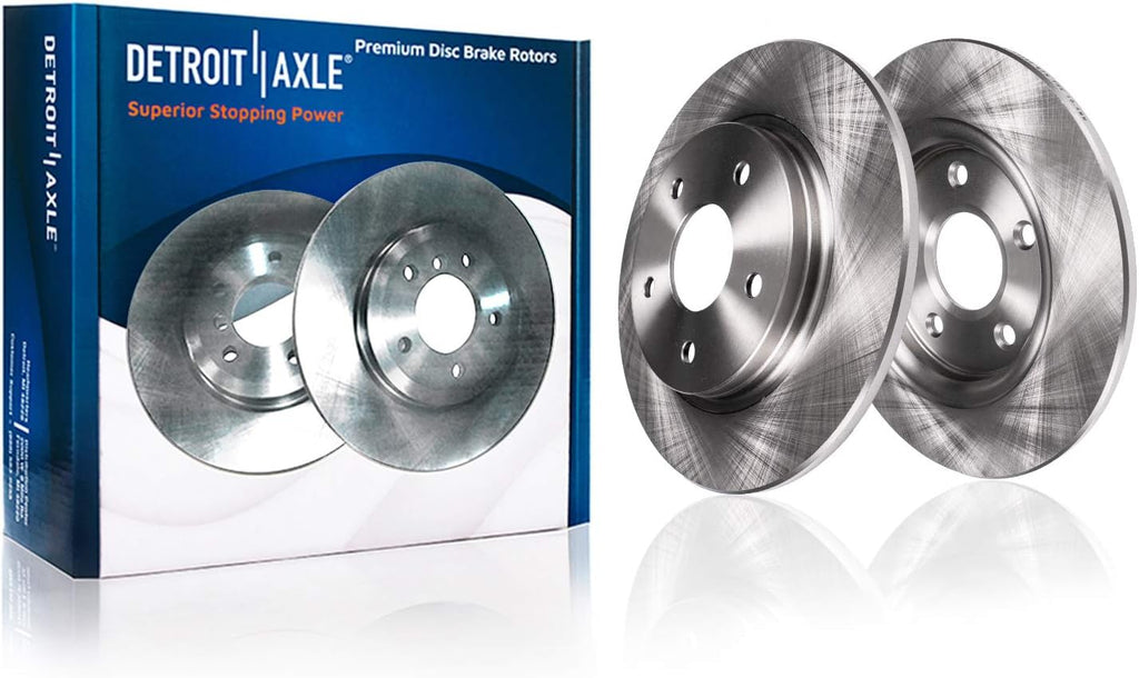 Front Rear Disc Rotors Brake Pads 10pc Set B290